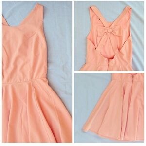 Pink Bow Back Dress
